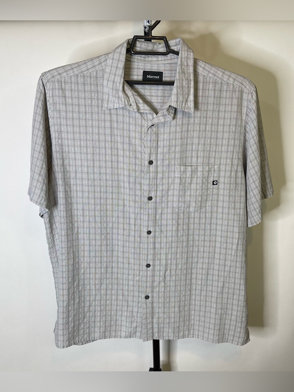 Marmot Plaid Short Sleeve Shirt Size XXL Men’s